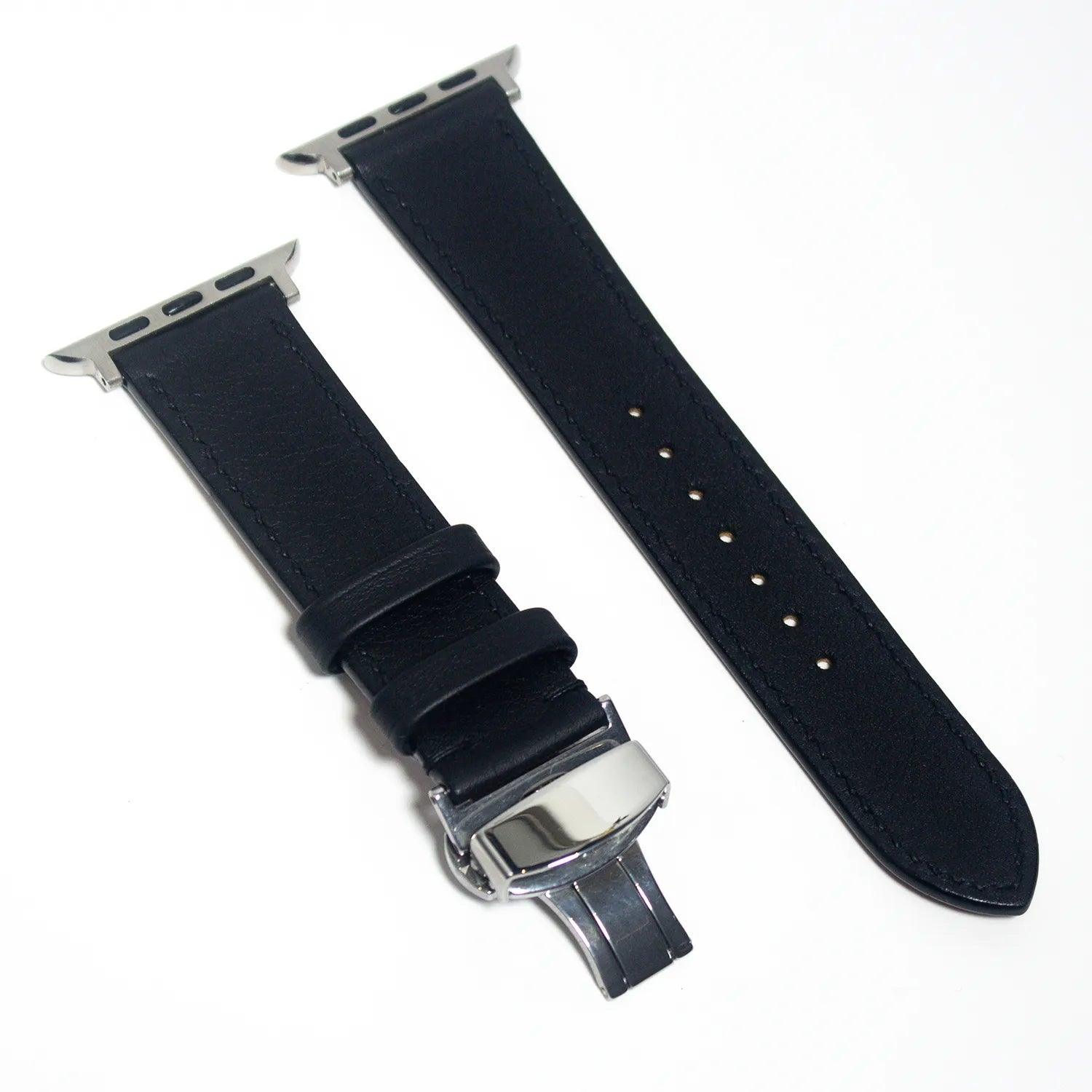 black-swift-leather-apple-watch-band-wit