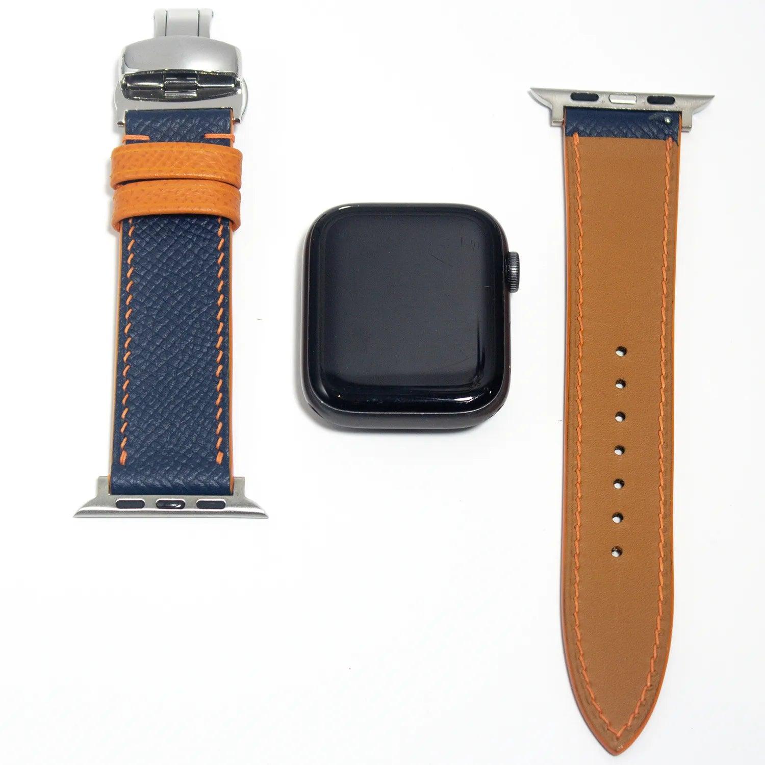 blue-epsom-leather-apple-watch-band-with-orange-stitching-leathix-5.webp?v=1715971959