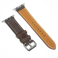 Luxurious leather watch bands made from brown Babele leather, designed to be both stylish and durable.